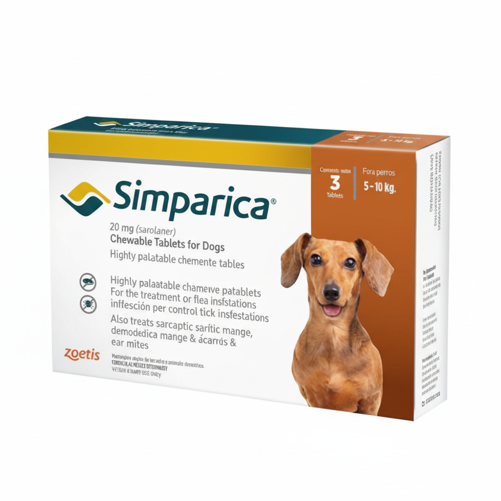 Simparica 5-10kg 3 tabletas